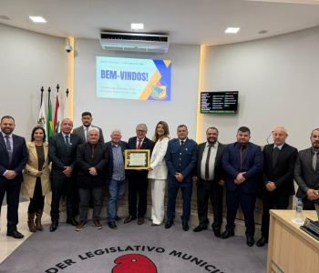 Câmara de Balneário Arroio do Silva concede títulos de Cidadão Honorário aos deputados Tiago Zilli e Sargento Lima
