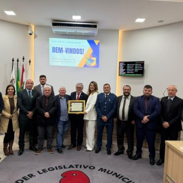 Câmara do Arroio do Silva concede títulos aos deputados Tiago Zilli e Sargento Lima