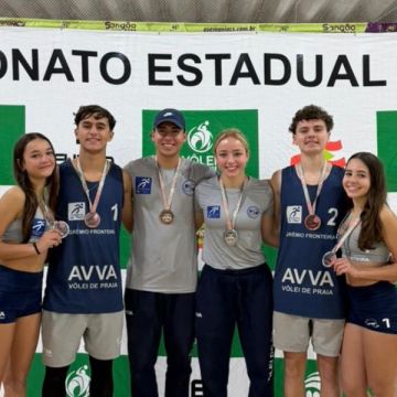 Araranguá conquista dobradinha no pódio estadual
