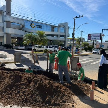 SAMAE de Araranguá executa obra na Avenida Sete de Setembro