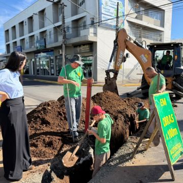 SAMAE de Araranguá executa obra na Avenida Sete de Setembro