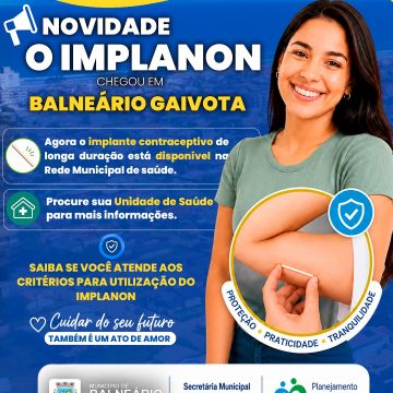 Balneário Gaivota amplia rede de cuidados e passa a oferecer o método contraceptivo Implanon no SUS