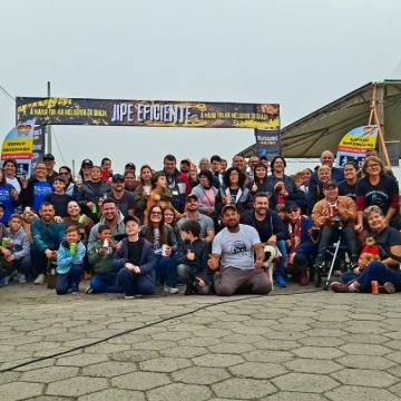 3ª edição do Jipe Eficiente em Balneário Gaivota reúne centenas de pessoas em grande dia de inclusão e solidariedade
