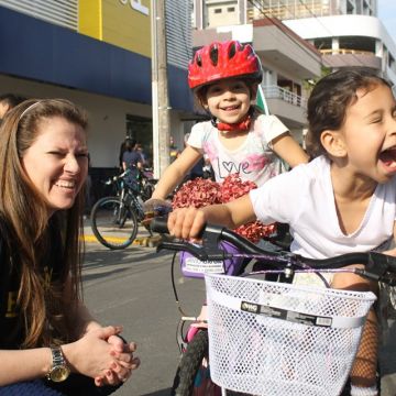 Mais de 300 pessoas reunidas no Passeio Ciclístico da Família Futurão