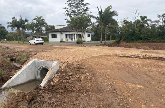 Obras entre Vila Nova e Vila Marchesini avançam em Timbé do Sul