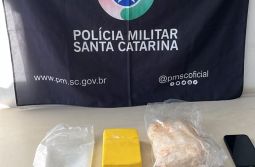 Ação da PM termina com prisão e apreensão de mais de dois quilos de cocaína em Balne�...