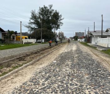Balneário Arroio do Silva avança com reforma do Terminal Rodoviário e recapeamento da Avenida Antônio Prado