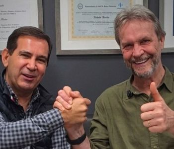 Arlindo Rocha e Pedro Uczai: recursos garantidos para campus da UFSC em Araranguá
