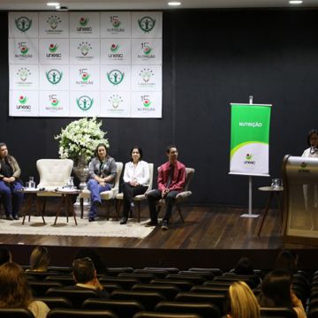 Curso de Nutrição relembra trajetória da profissão e comemora os 15 anos de ensinamentos na Unesc