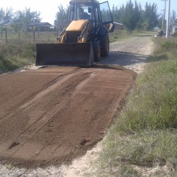 Estradas da Gaivota recebem mais de 80 mil km² de saibro
