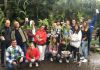  Emoção marca despedida de visitantes italianos