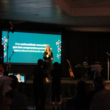 Noite de celebração da Unesc Araranguá