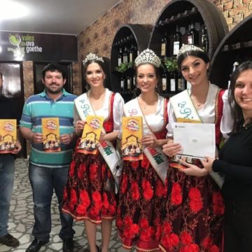 Rainha e princesas percorrem os municípios na divulgação da 9ª Heimatfest
