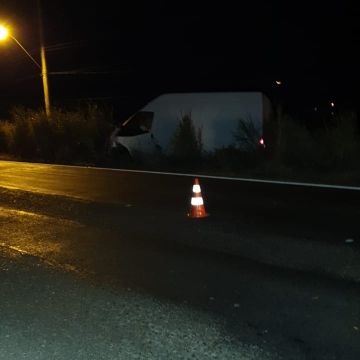 Carros colidem em Turvo e vítima é levada ao hospital
