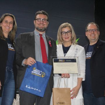 Palestra do presidente da Fapesc abre oficialmente a 10ª Semana de Ciência e Tecnologia da Unesc