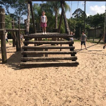 Alunos de Natação do Grêmio Fronteira passeiam no Parque Ecológico do Maracajá