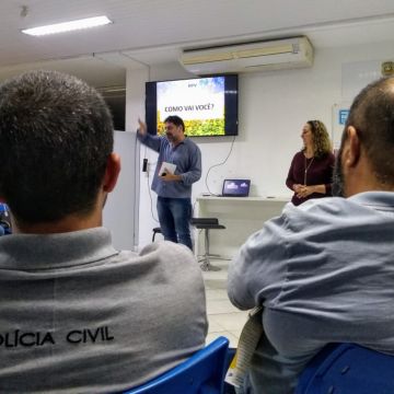 Profissionais de segurança recebem apoio emocional