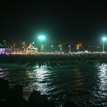 E o 1° Réveillon a Beira Mar na praia dos Molhes foi um grande sucesso