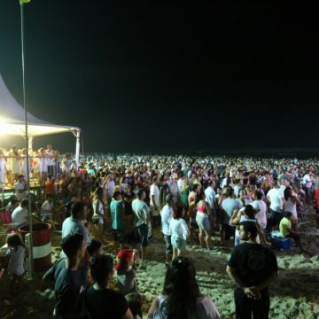 E o 1° Réveillon a Beira Mar na praia dos Molhes foi um grande sucesso
