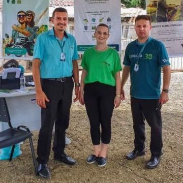 Sicoob Credisulca leva diferenciais do cooperativismo para o Dia de Campo, em Araranguá
