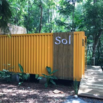 Chalé Container em meio à natureza, é no Sítio Raízes!