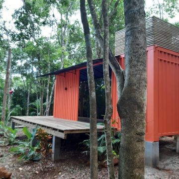 Chalé Container em meio à natureza, é no Sítio Raízes!