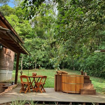 Chalé Container em meio à natureza, é no Sítio Raízes!