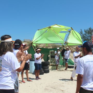 Blitz Cultural é realizada na orla de Balneário Gaivota