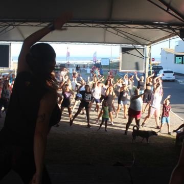 Música e diversão animam o projeto Ginástica na Praia
