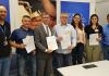 Prefeito Tiago Zilli e o vice-prefeito Edson Jair assinam contrato do Programa Avançar Cidades