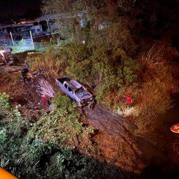 Motorista morre ao cair da ponte sobre o Rio Araranguá.   