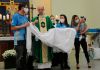 Vestido de Nossa Senhora Mãe dos Homens é abençoado no Santuário