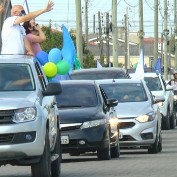 Carreata demonstra a força e a união do time do 17 em Balneário Arroio do Silva