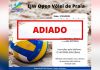 Open Vôlei de Praia adiado