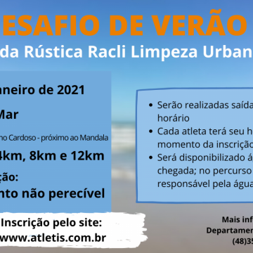 Inscrições abertas para o Desafio de Verão