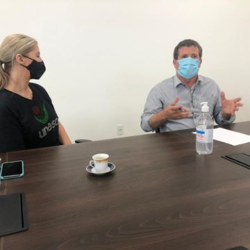 Reitora da Unesc visita o Extremo Sul em busca de novas parcerias