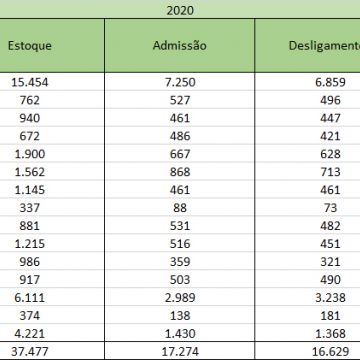 Extremo Sul de SC termina 2020 com saldo positivo na geração de empregos