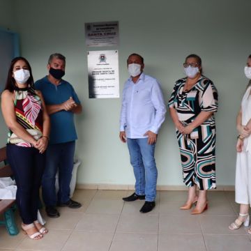 Reforma e ampliação UBS da Santa Cruz é entregue durante live em Forquilhinha