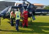 Mulher esfaqueada é transportada para Criciúma pelo Sarasul