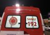 Condutor cai desacordado após passar por lombada