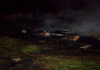 Casa é destruída por chamas em Araranguá