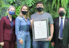 Professor da Unesc premiado pela Fapesc recebe Moção de Aplauso da Câmara de Vereadores